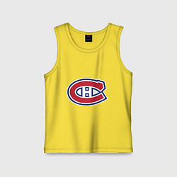 Майка детская хлопок Montreal Canadiens, цвет: желтый