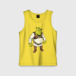 Майка детская хлопок Shrek 3, цвет: желтый