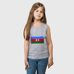 Майка детская хлопок Азербайджан, цвет: меланж — фото 2
