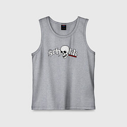 Майка детская хлопок Schokk, цвет: меланж
