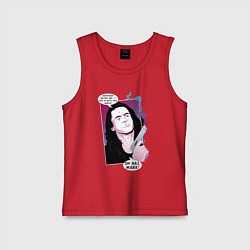 Майка детская хлопок Томми Вайсо, цвет: красный