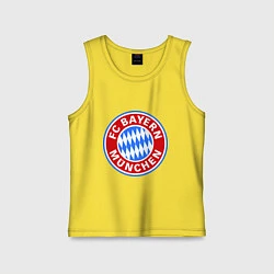 Майка детская хлопок Bayern Munchen FC, цвет: желтый