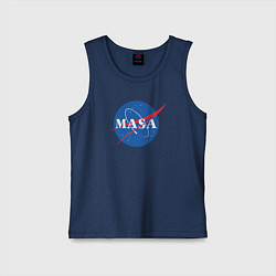 Майка детская хлопок NASA: Masa, цвет: тёмно-синий