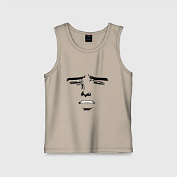 Детская майка Лицо в стиле аниме