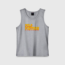 Майка детская хлопок Pulp Fiction, цвет: меланж