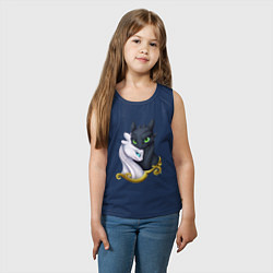 Майка детская хлопок Дневная и ночная фурия, цвет: тёмно-синий — фото 2