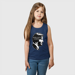 Майка детская хлопок Baba Yaga is Coming, цвет: тёмно-синий — фото 2