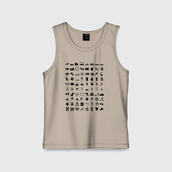 Майка детская хлопок Путешественник вне рамок81, цвет: миндальный