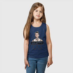 Майка детская хлопок NILETTO, цвет: тёмно-синий — фото 2