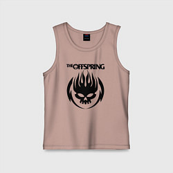 Майка детская хлопок THE OFFSPRING, цвет: пыльно-розовый