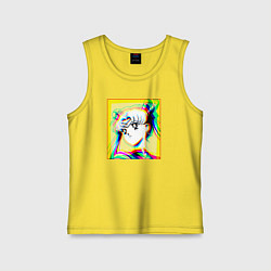 Майка детская хлопок Сейлор Мун Усаги Цукино Sailor, цвет: желтый