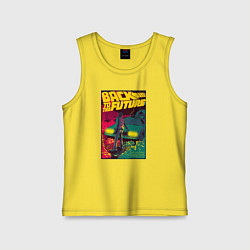 Майка детская хлопок Back to the Future, цвет: желтый