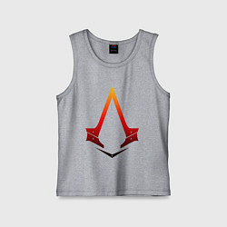 Майка детская хлопок Assassins Creed, цвет: меланж