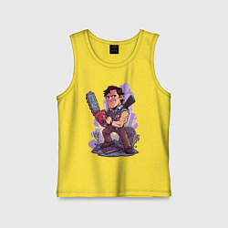 Майка детская хлопок Эш, цвет: желтый