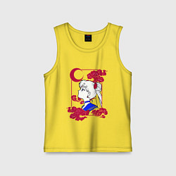 Майка детская хлопок Сейлор Мун, цвет: желтый