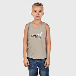 Майка детская хлопок Linkin Park 2021, цвет: миндальный — фото 2