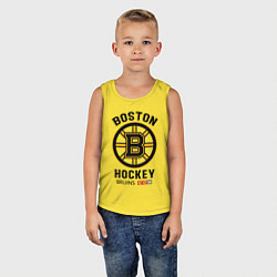 Майка детская хлопок BOSTON BRUINS NHL, цвет: желтый — фото 2