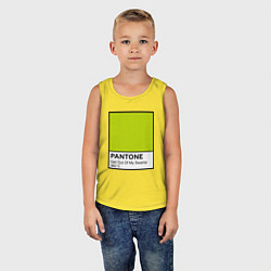 Майка детская хлопок Shrek: Pantone Color, цвет: желтый — фото 2