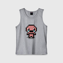 Майка детская хлопок Pixel isaac, цвет: меланж