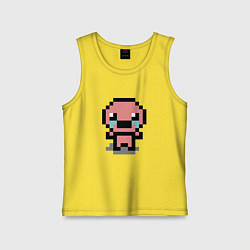 Майка детская хлопок Pixel isaac, цвет: желтый