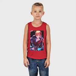 Майка детская хлопок Tartaglia, цвет: красный — фото 2