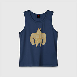 Детская майка Мем собака качок DOGE