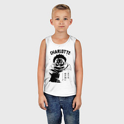 Майка детская хлопок Шарлотта Катакури One Piece, цвет: белый — фото 2