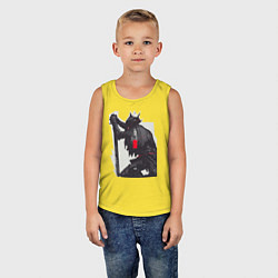 Майка детская хлопок Bloodborne, цвет: желтый — фото 2