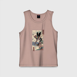 Детская майка ЕВАНГЕЛИОН ДРЕВНЯЯ ГРАВЮРА