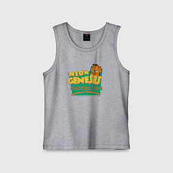 Майка детская хлопок GARFIELD GENESIS EVANGELION, цвет: меланж