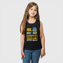 Майка детская хлопок GOLDEN STATE WARRIORS NBA CHAMPION, цвет: черный — фото 2