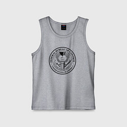 Майка детская хлопок Федеральное Бюро Контроля, цвет: меланж