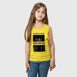 Майка детская хлопок Freddy good and bad, цвет: желтый — фото 2