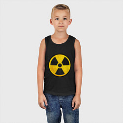 Майка детская хлопок Atomic Nuclear, цвет: черный — фото 2
