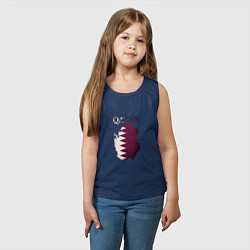 Майка детская хлопок Qatar map, цвет: тёмно-синий — фото 2