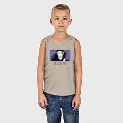 Майка детская хлопок Гето Сугуру, цвет: миндальный — фото 2