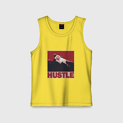 Майка детская хлопок Rodman hustle, цвет: желтый