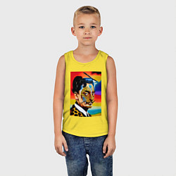 Майка детская хлопок Salvador Dali: Art, цвет: желтый — фото 2