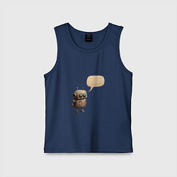 Детская майка Мысли робота