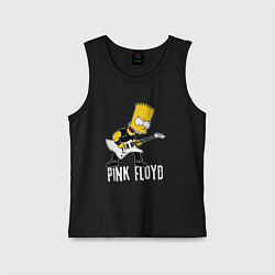 Детская майка Pink Floyd Барт Симпсон рокер