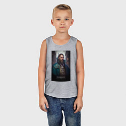 Майка детская хлопок Челябинск - персонаж, цвет: меланж — фото 2