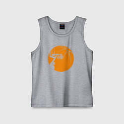 Майка детская хлопок Dunk, цвет: меланж