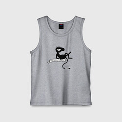 Майка детская хлопок Люцик, цвет: меланж