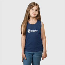 Майка детская хлопок Team Liquid art, цвет: тёмно-синий — фото 2