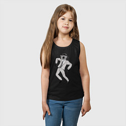 Майка детская хлопок Camera man, цвет: черный — фото 2