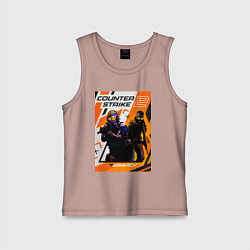 Майка детская хлопок КС 2 Азимов, цвет: пыльно-розовый