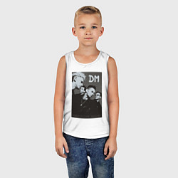 Майка детская хлопок Depeche Mode 90 Violator, цвет: белый — фото 2