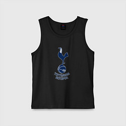 Майка детская хлопок Tottenham Hotspur fc sport, цвет: черный