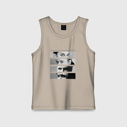 Майка детская хлопок Depeche Mode - Your World In My Eyes, цвет: миндальный