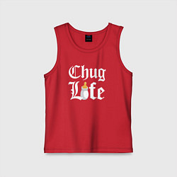Детская майка Thug life milk